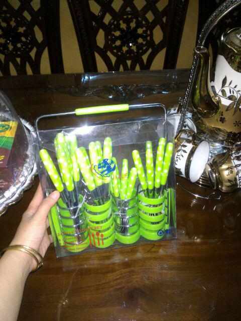 Sendok Polkadot Set  24 Pcs