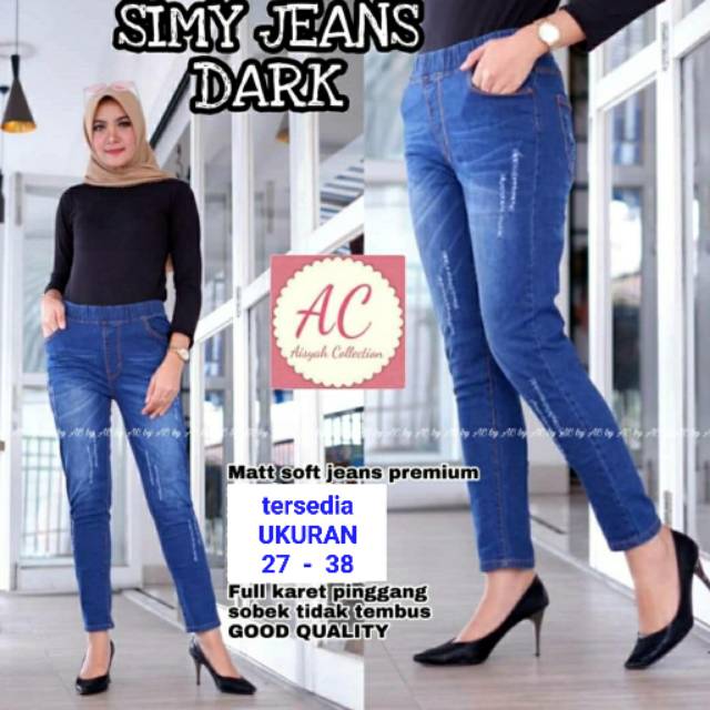 Jegging Wisker Ripped Claw Bio Stone Size 27-38 . Jegging Ripped . Legging Jeans Murah