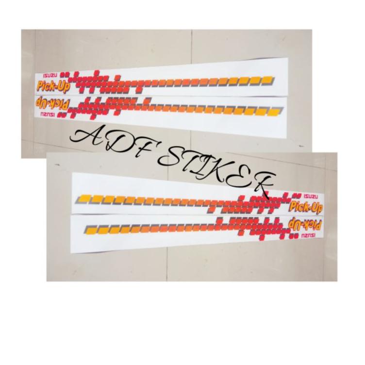 Stiker body Isuzu panther pick up / sticker body mobil panther pick up / stiker panther V5U1