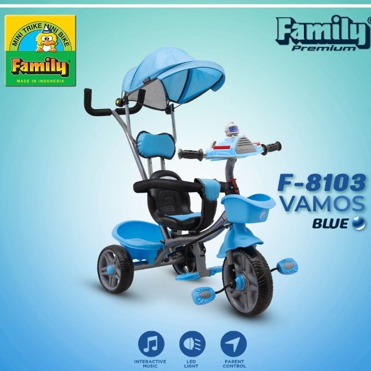 Sepeda Anak Roda Tiga Family Vamos F - 8103 Mainan Anak