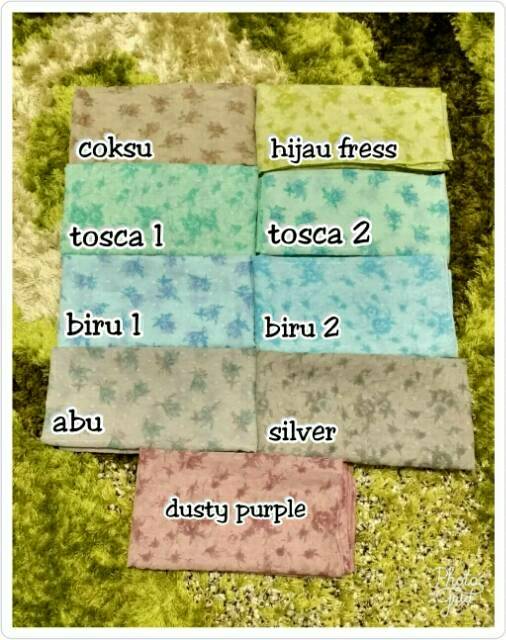 square rubby motif / segiempat rubiah R.19