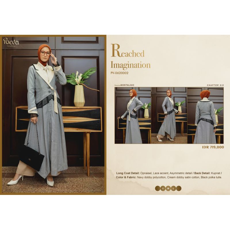 POEVA FLOUNCE NOSTALGIC BY TUNEECA DISKON SALE PV-0620002 REACHED IMAGINATION