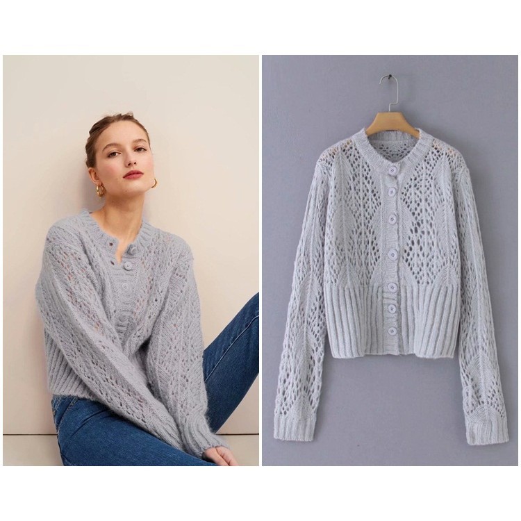 [baju wanita korea]  Cardigan Kardigan Jaket Jacket Rajut Wanita Korea Import