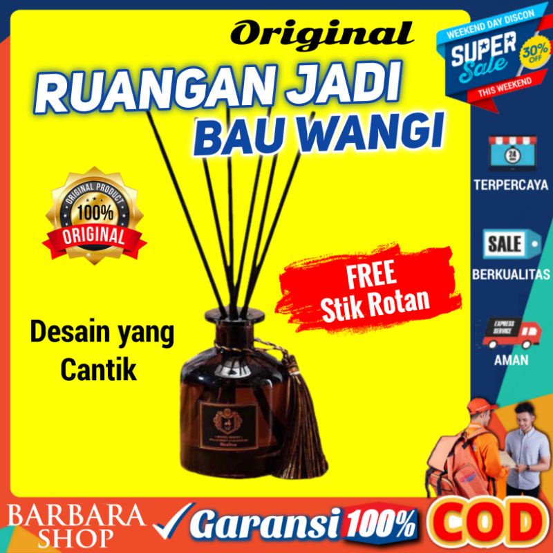 Parfum Ruangan Pengharum Ruangan Reed Diffuser Stick Aroma Terapi Aromatherapy Rattan Sticks 50 ml Royal Didi