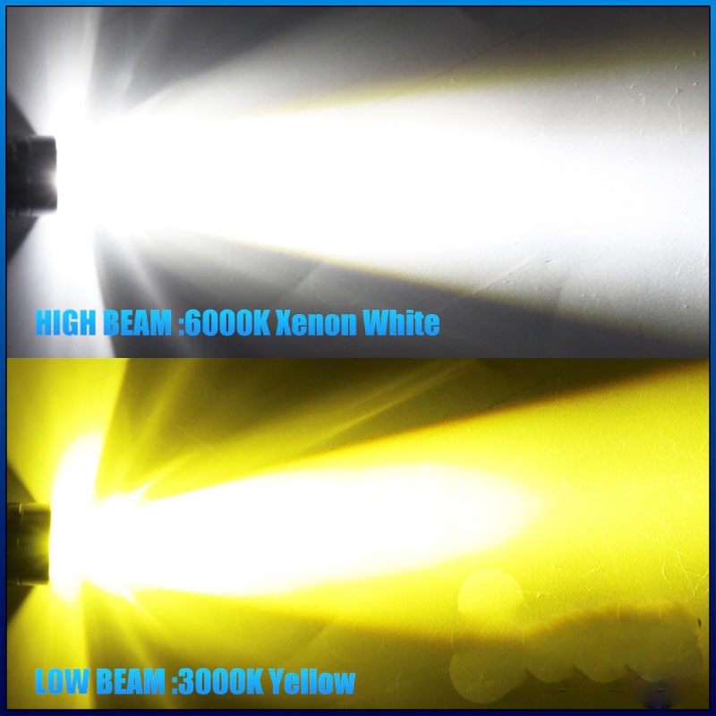 Lampu Led H6 LASER Hi Loo Beam Dual Colour H6  2 Warna AC DC Motor Mio Soul Fino Beat Vario Supra Revo Jupiter Satria Nex