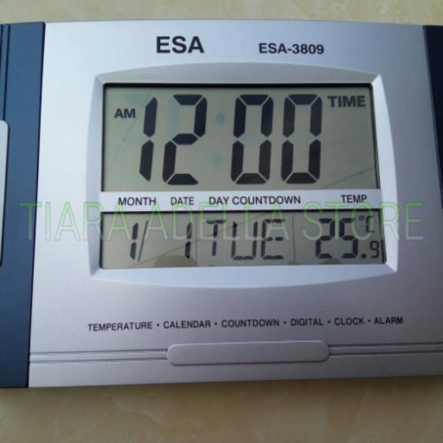 JAM LCD DIGITAL meja/dinding
