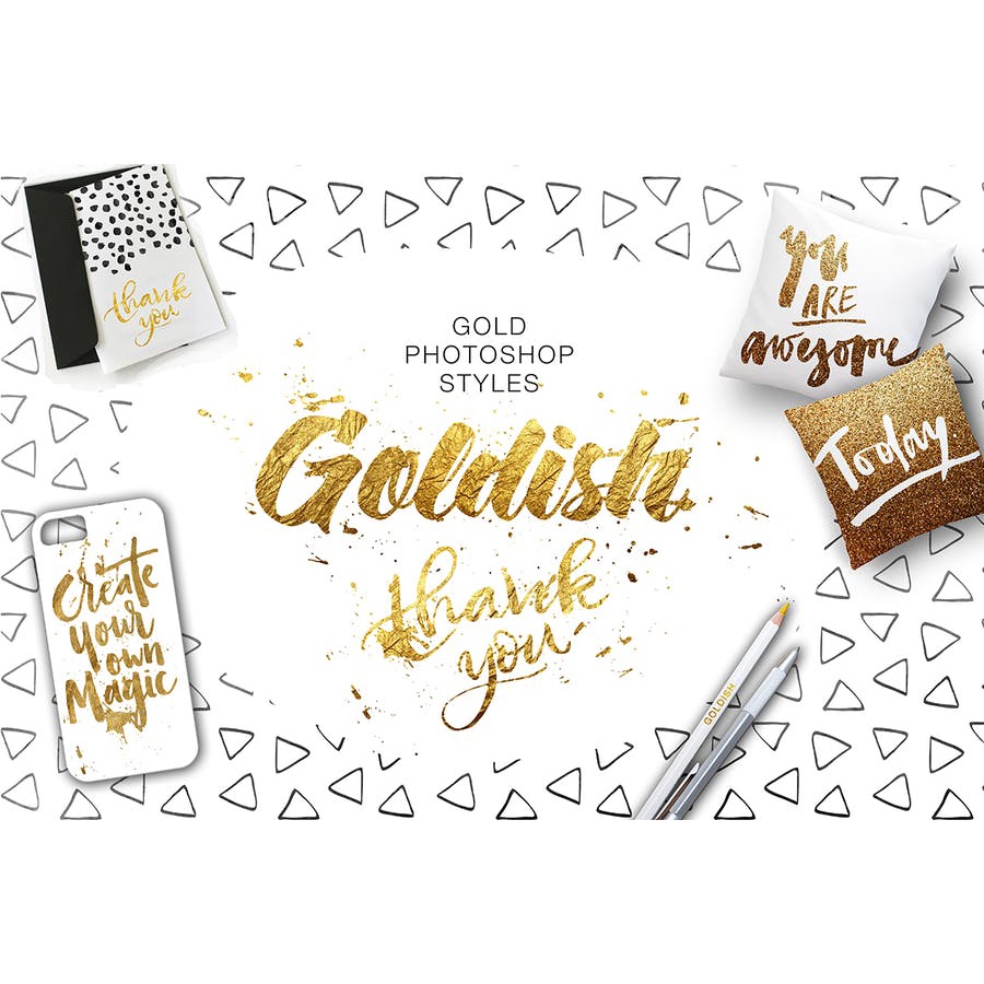 Goldish Kit - Photoshop Extras