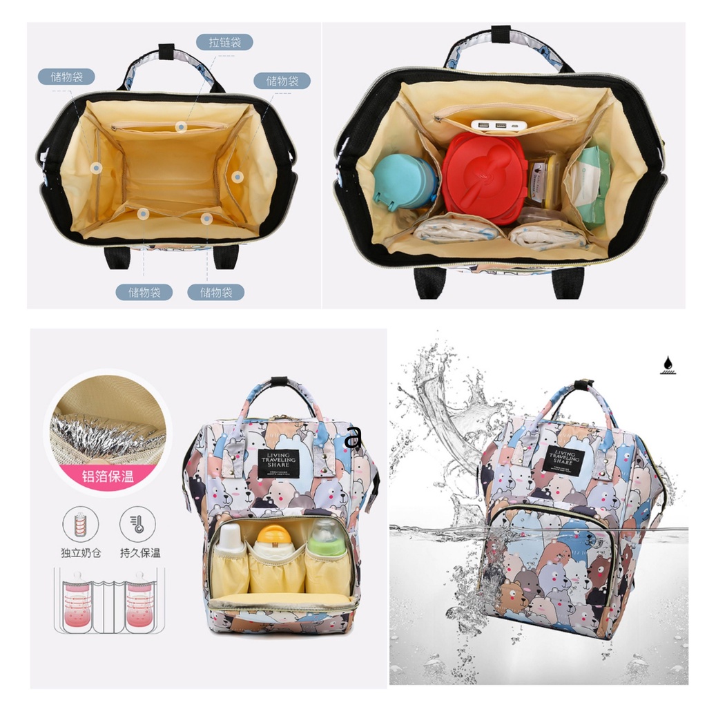 Tas Bayi Traveling Diaper Bag Traveling Tas Bayi Tas Popok Bayi Tas Ransel Mommy