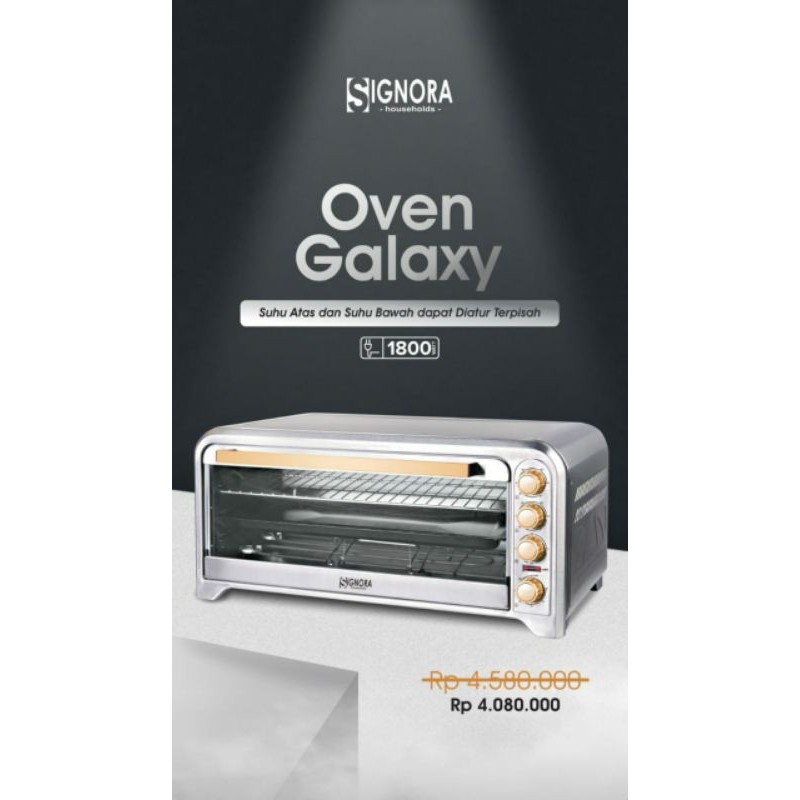 NEW MODEL OVEN GALAXY SIGNORA / OVEN LISTRIK 75Ltr