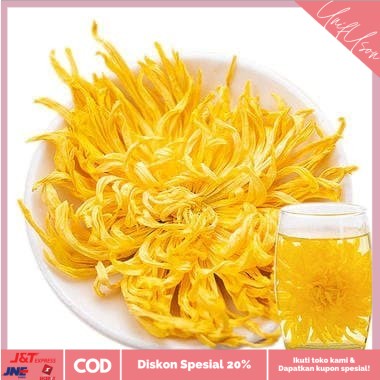 

⭐COD⭐ Gold Crysanthum / teh bunga krisan emas/ teh Crysanthum Gold 10kembang