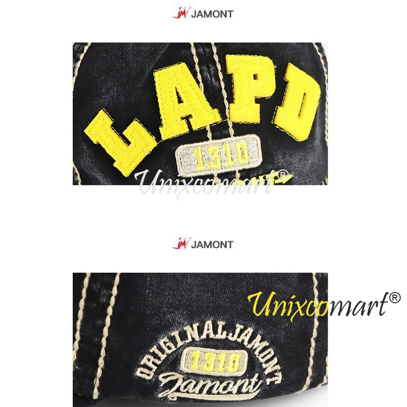 Jamont LAPD 1310 Topi Baseball Hat Casual Sport Pria Wanita Dewasa atau Kids