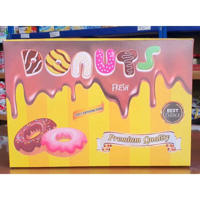 Kotak Kue Donat / Kotak Donat 18,5 X 27Cm Tinggi 5Cm
