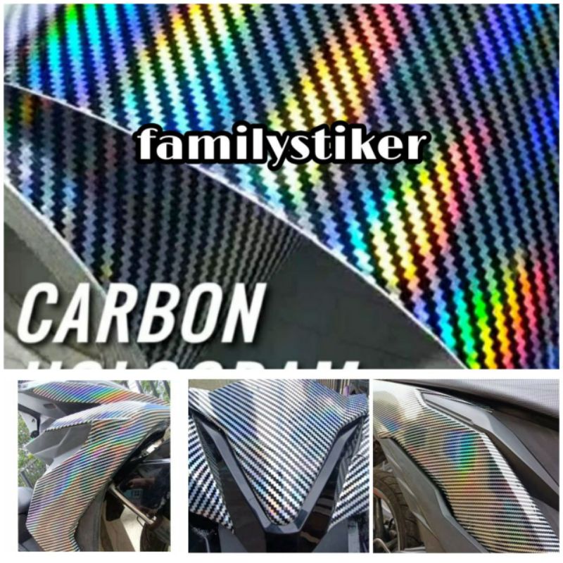 SKOTLET CARBON HOLOGRAM STICKER SKOTLET MOTOR KEVLAR PELANGI SEKOTLET KARBON 5D SKOTLET 3D SEKOTLET 