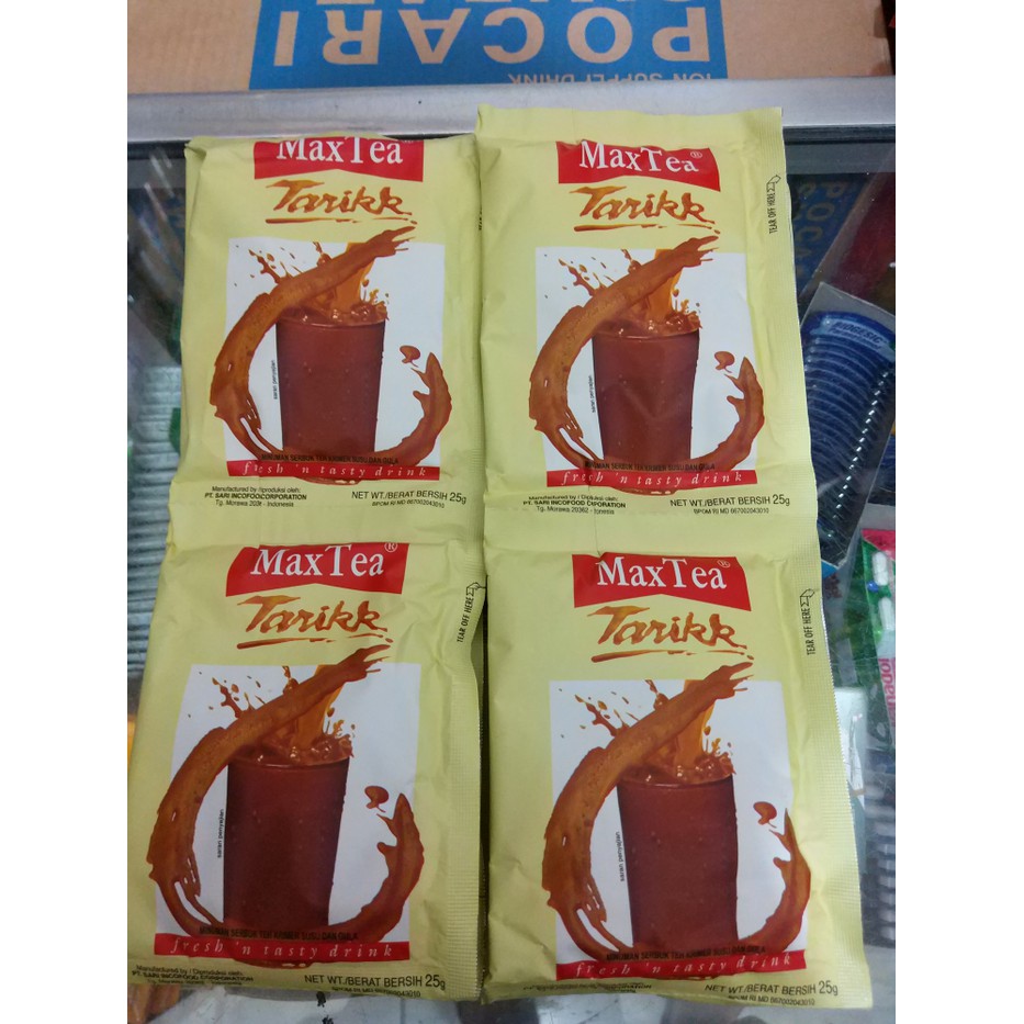 

Max Tea Tarik 25gr 10sachet - tth925