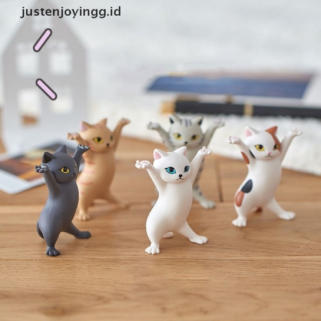 Stand holder Pulpen Desain Kucing Untuk Meja