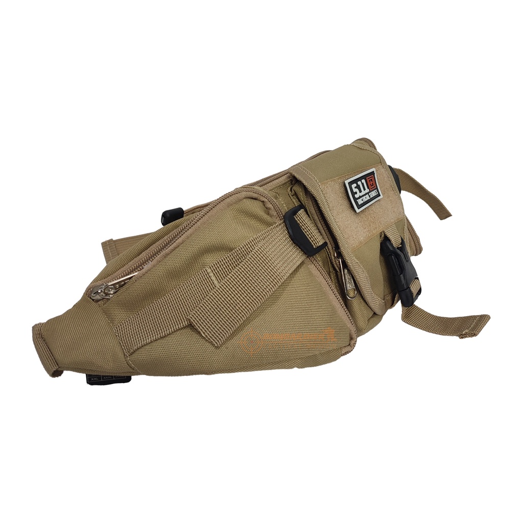 Tas pria selempang Model trendy Tas Pinggang Waist Bag Import / Tas Pinggang Tactical Outdoor Tactical 5.11