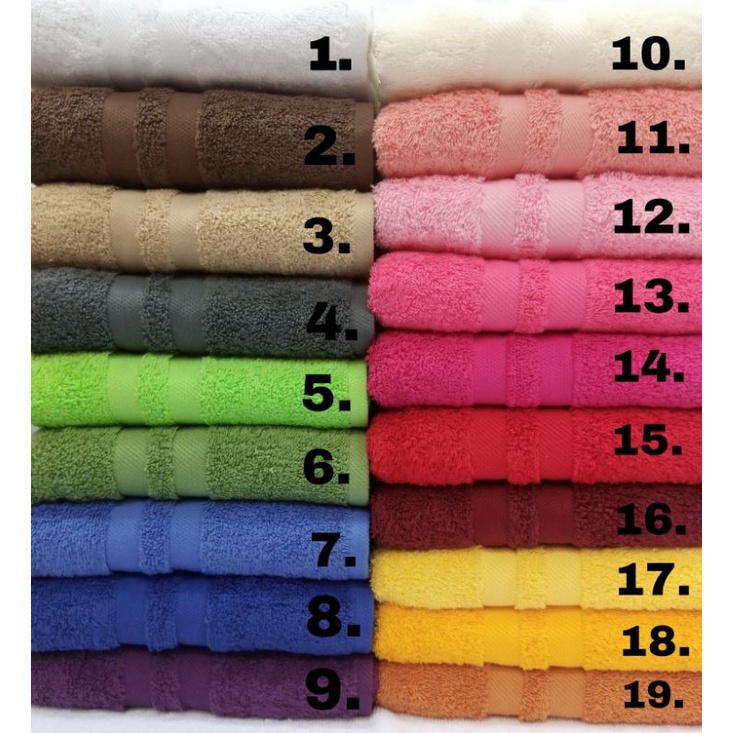 Handuk Natural By Chalmer 70x135 Handuk Tebal Premium