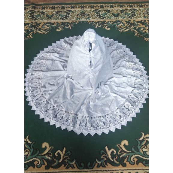 Mukenah dewasa khas bukittinggi-Padang renda oki