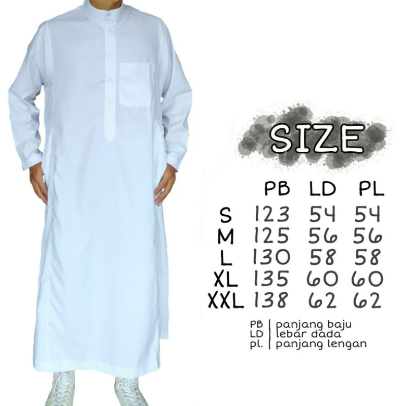 Baju Muslim Pria Jubah Pria Baju Muslim Gamis Pria Gamis Pria Dewasa Atasan Muslim Gamis Pria Lengan