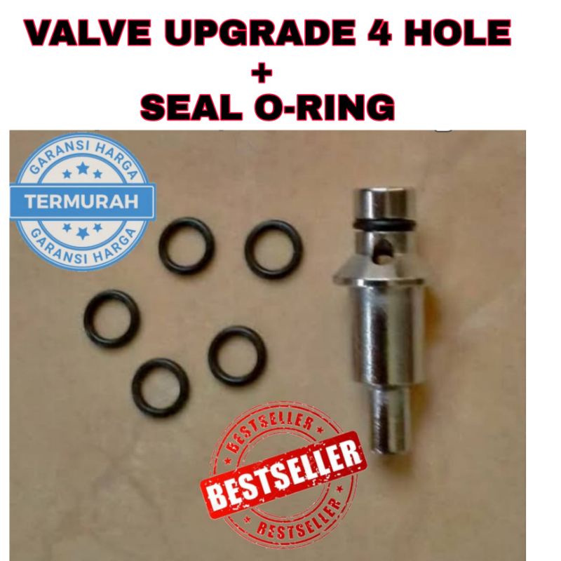 VALVE UPGRADE 4 HOLE + ORING SEAL VALVE JERICHO MAKAROVE TAURUS 24/7 NBB