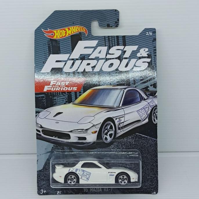 Hotwheels Hot Wheels Fast & Furious - 95 Mazda RX-7 Putih