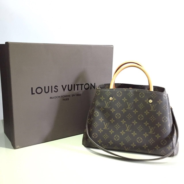 LV Monogram Montaigne + Box Eksklusif LV