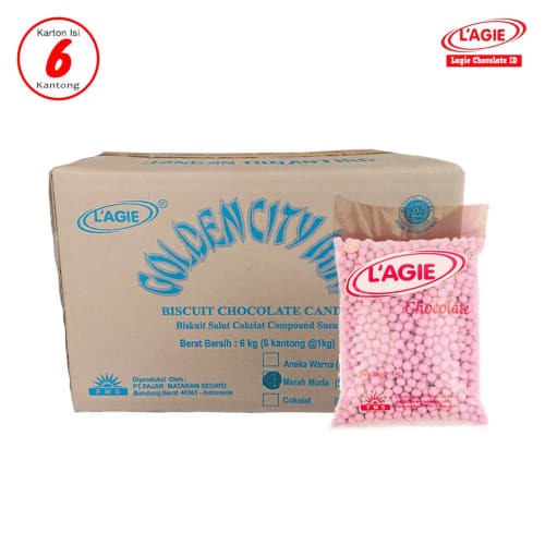 Coklat Lagie MINI PINK Coklat Lagie Kiloan Grosir Coklat Murah - DUS BESAR