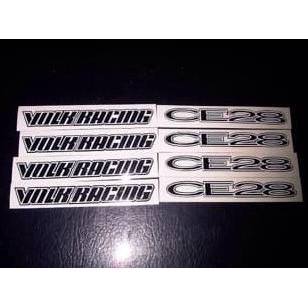 Stiker Velg Mobil Volk Rays Engineering CE28
