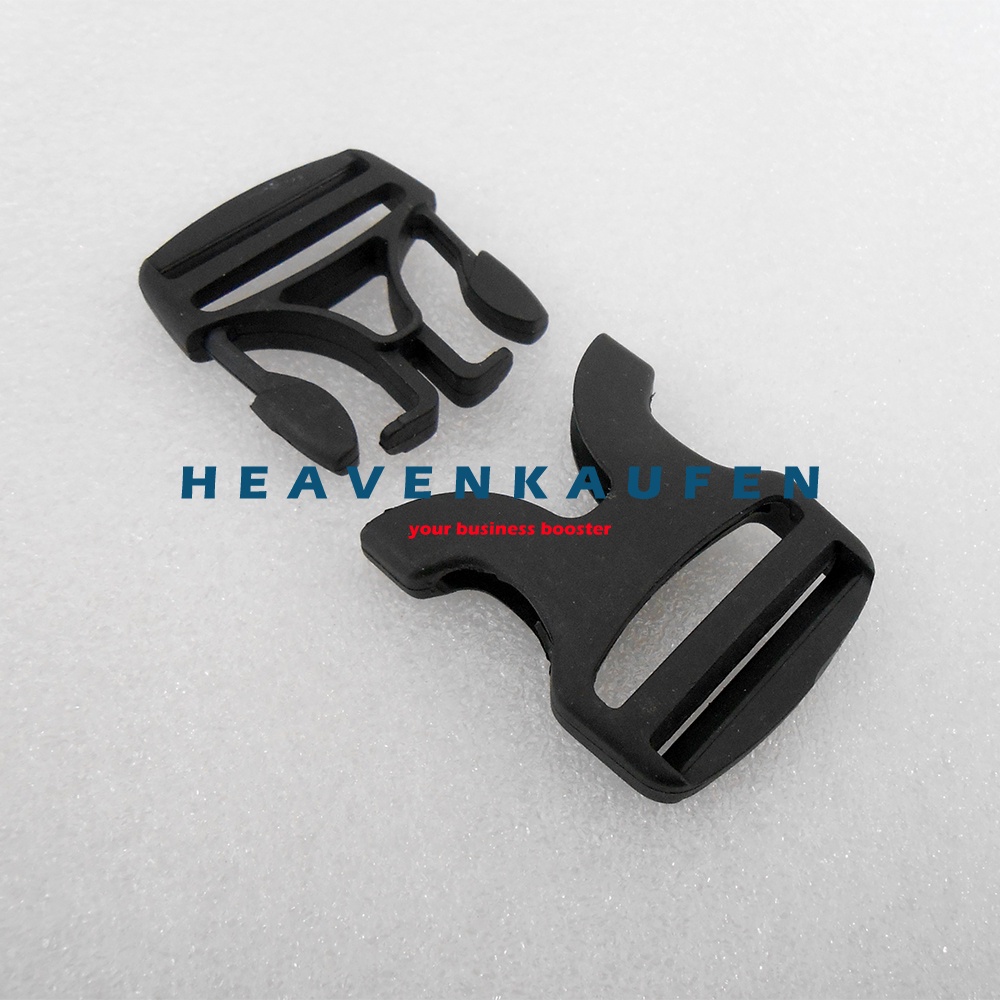 Buckle Kunci Sodok Lebar 3,8 cm Warna Hitam PP Ecer Grosir Murah Type C