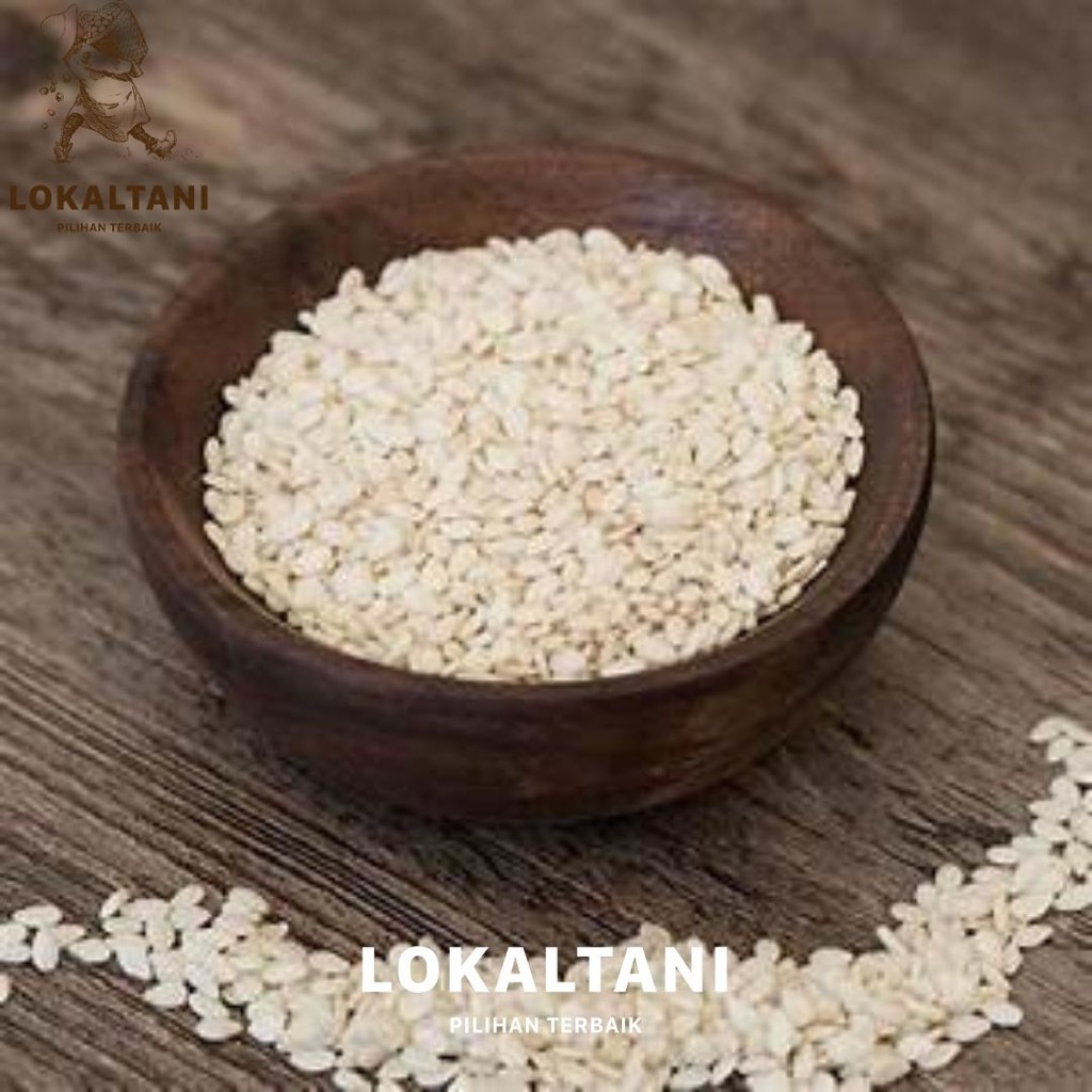 

Biji wijen putih/ white sesame seed 250 Gram