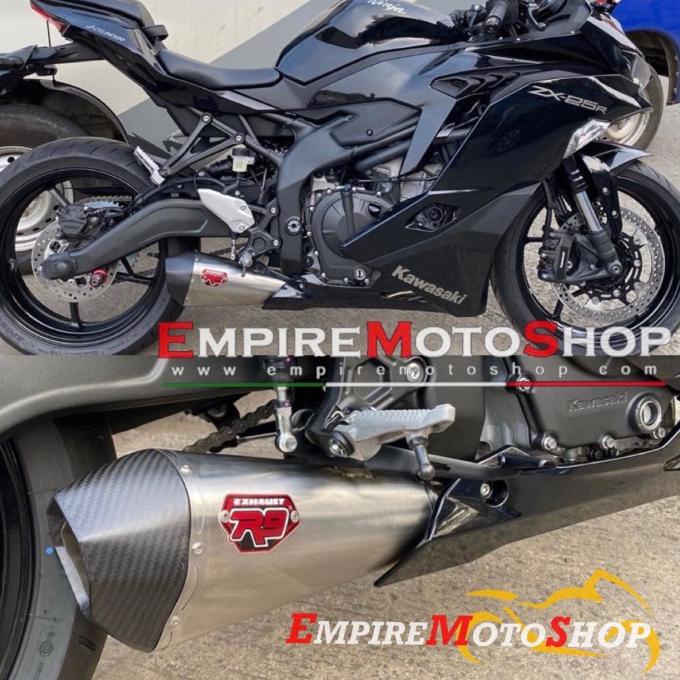 Knalpot R9 Zeta ZX 25 R ZX25R Fullsystem Underbelly