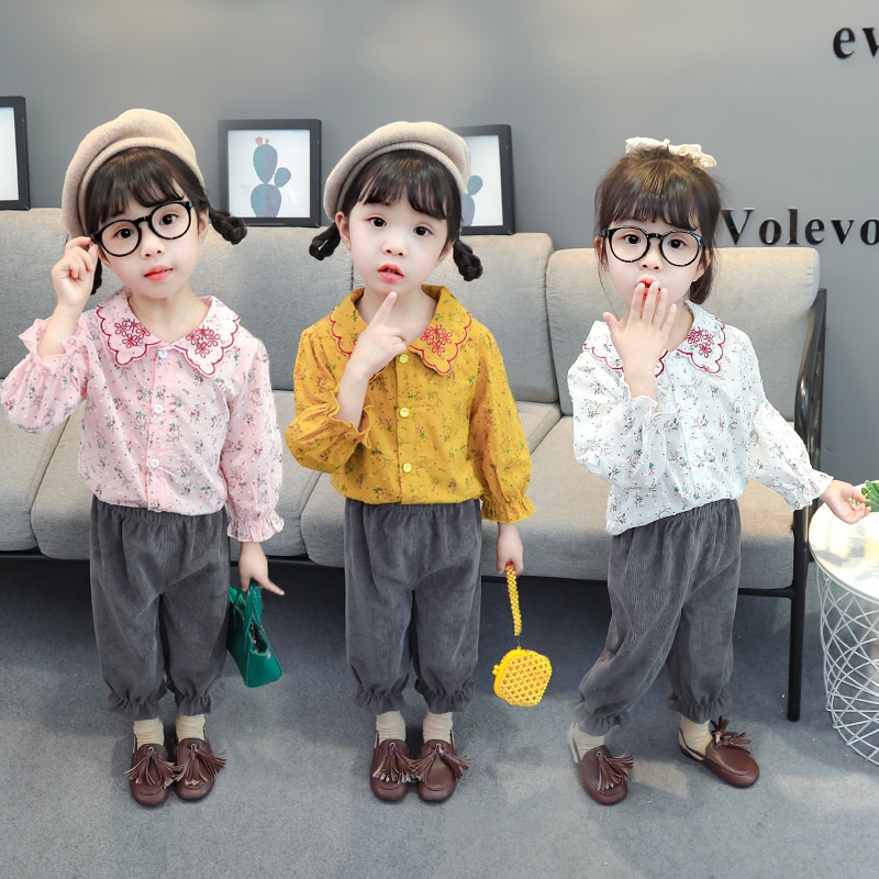 CG SSP62- Setelan Anak Perempuan Korean Fashion 2in1 Panjang