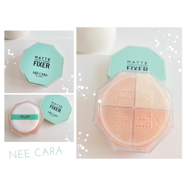 NEE CARA Matte Makeup Powder Fixer N133 / Loose Powder / Bedak Tabur Wajah / Oil Control / Kosmetik Thailand