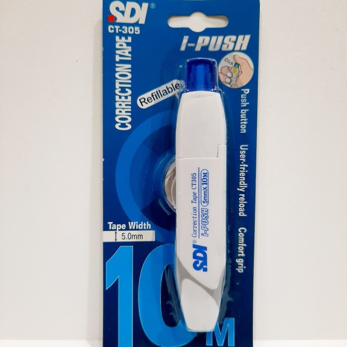 

Hemat Sdi Correction Tape 5Mm X 10 Meter Terlaris