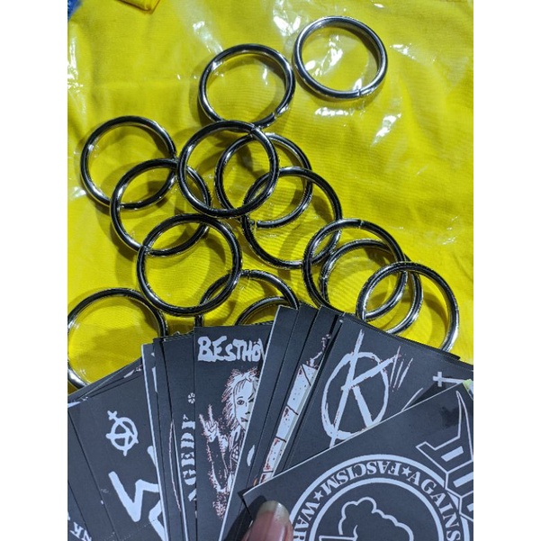 cod ring bundar size 5mm free stiker, jual ring bundar isi 20 biji,ring,ring O,leter O,ring sabuk pu