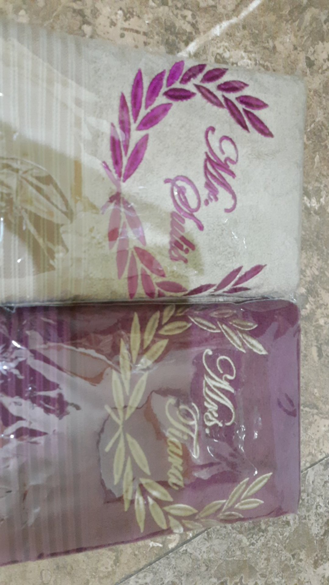 Handuk Bordir Couple Padi Inisial 2 - Terry Palmer Eternal Tanggung (50x100cm)