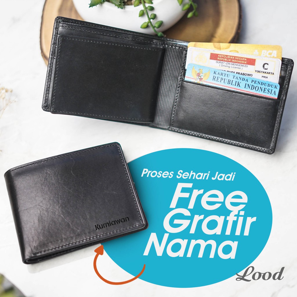 DOMPET AZURE KULIT ASLI PRIA ORIGINAL 100% AZURE WALLET - GRATIS UKIR NAMA