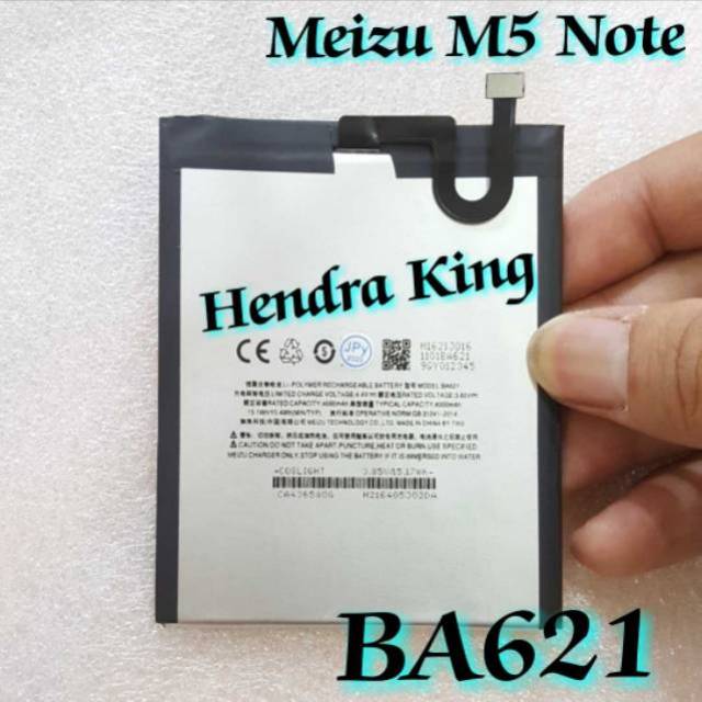 Batre Battery Baterai Meizu M5 Note BA621 ori