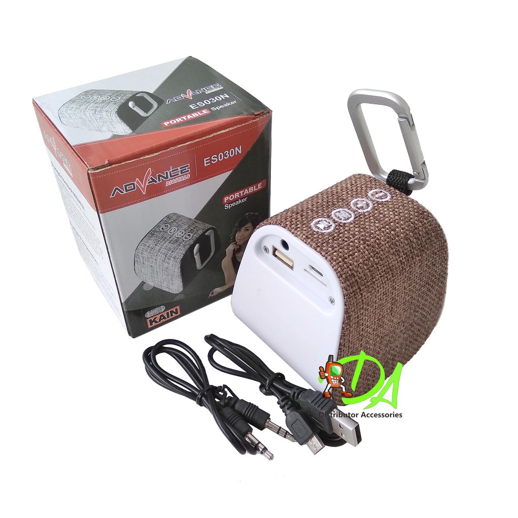 Speaker Advance ES030N Bluetooth Portabel / charge blutut hp laptop PC memori Flashdik radio