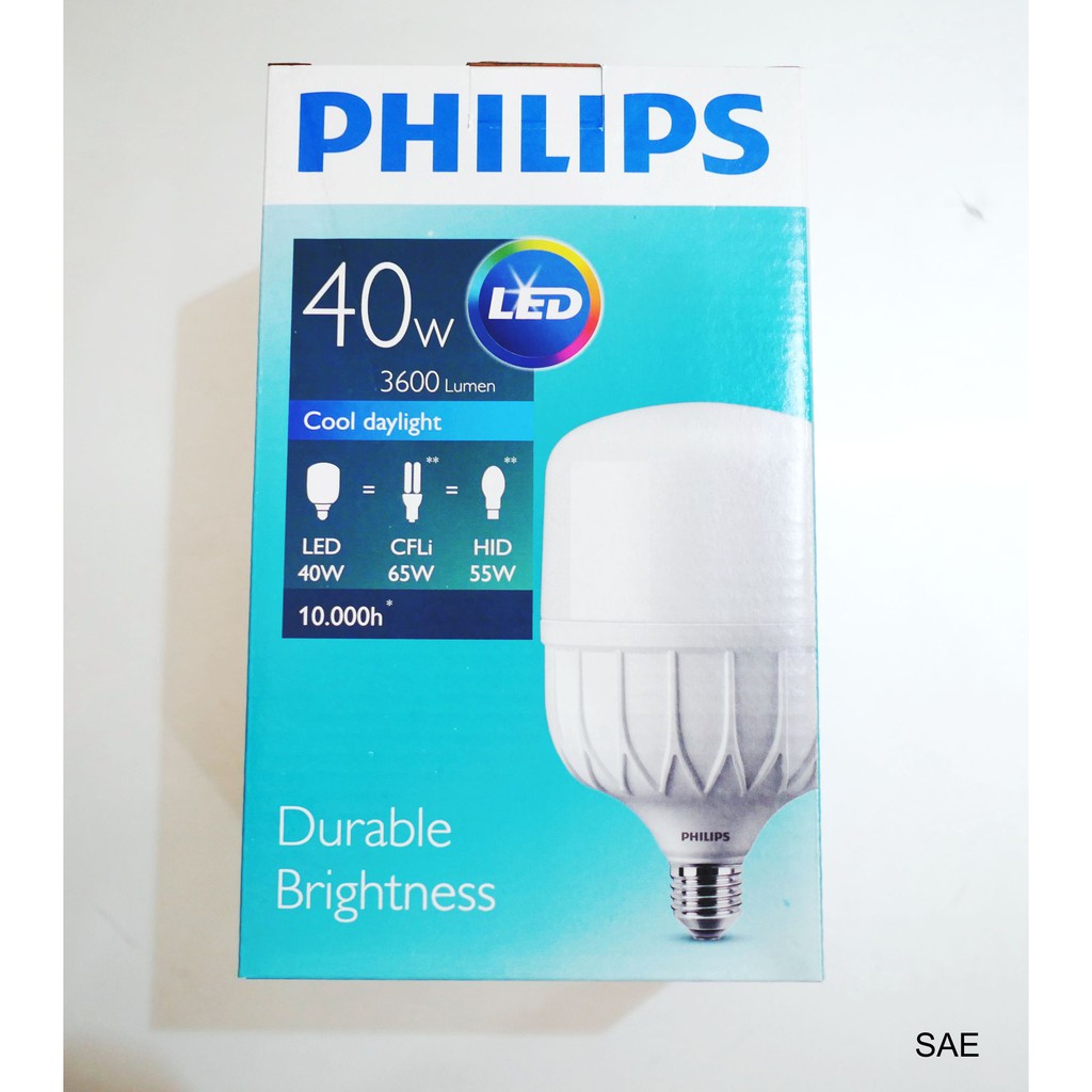 lampu philips true force 40 watt