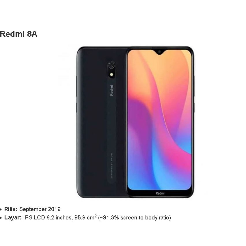 redmi 8A ANTI GORES LAYAR  9H HARDNESS NANO GLASS dan ANTI SHOCK EXTREME