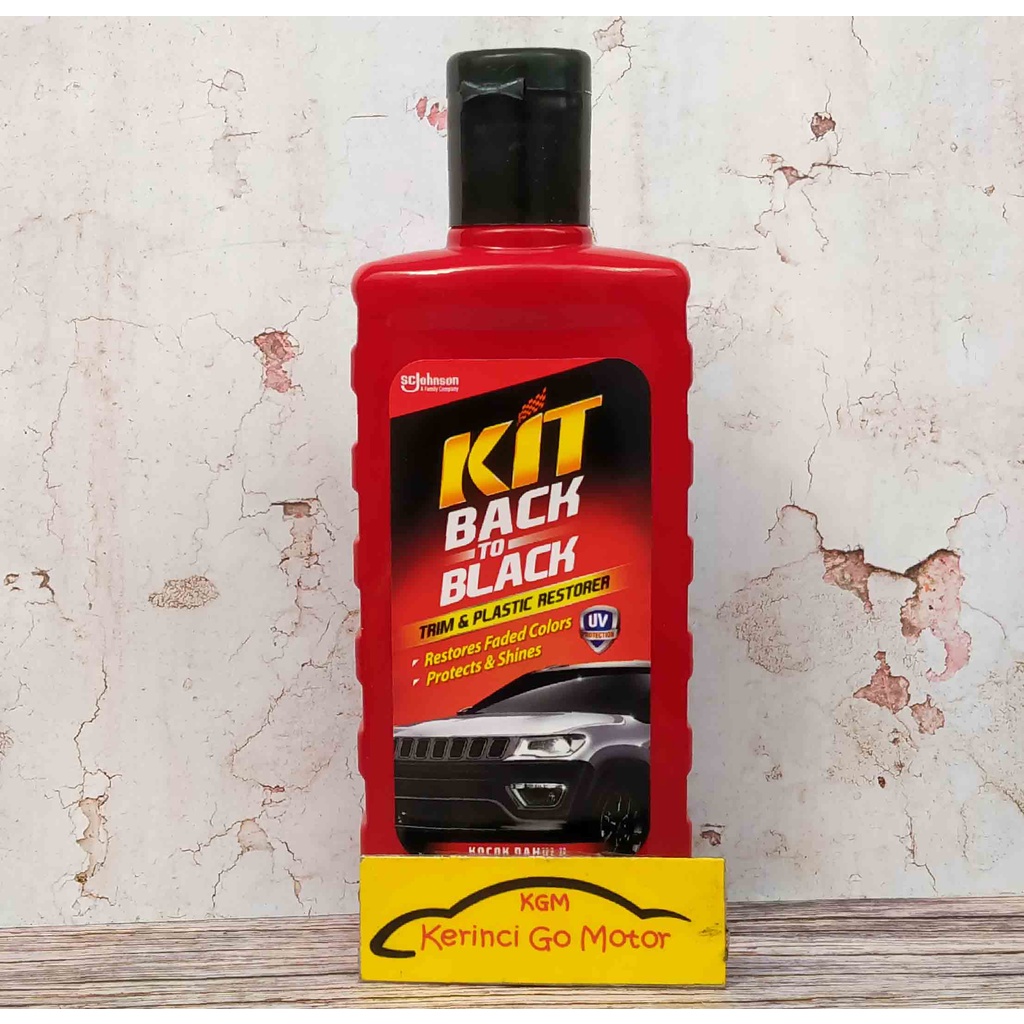 KIT BACK TO BLACK MOBIL 250ml PENGHITAM TRIM DAN PLASTIK