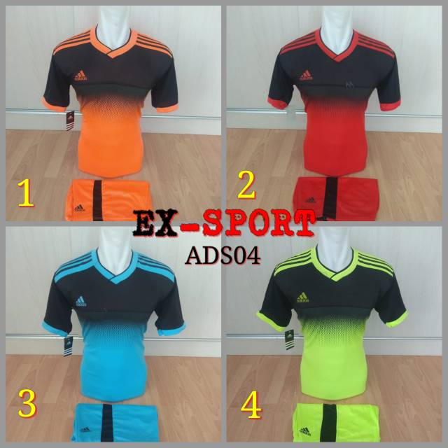 Setelan kostum olahraga kaos bola jersey futsal volly voli