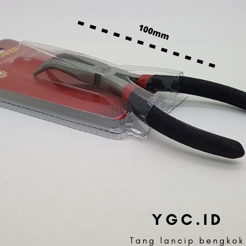Maxpower Tang Lancip Bengkok 4" / mini bent nose pliers Tang Lancip Bengkok Panjang