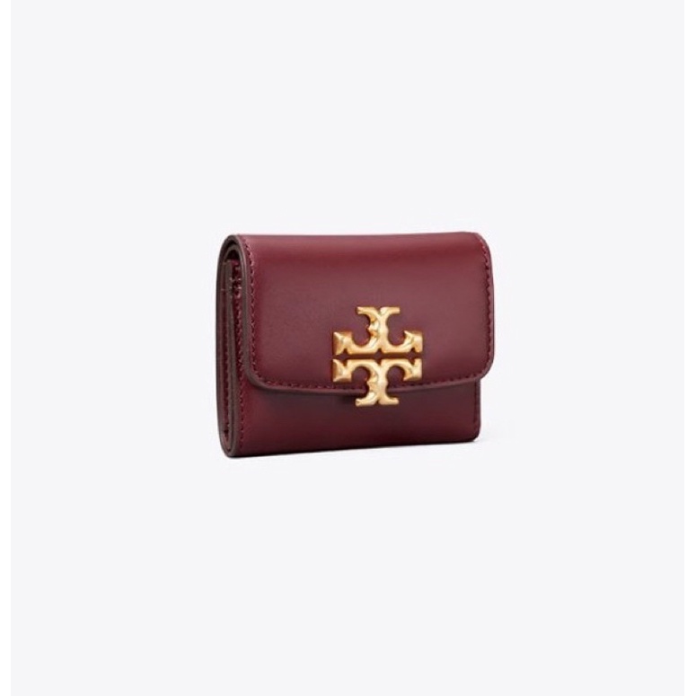 Tory Burch Eleanor Wallet Red Maroon TB 73519