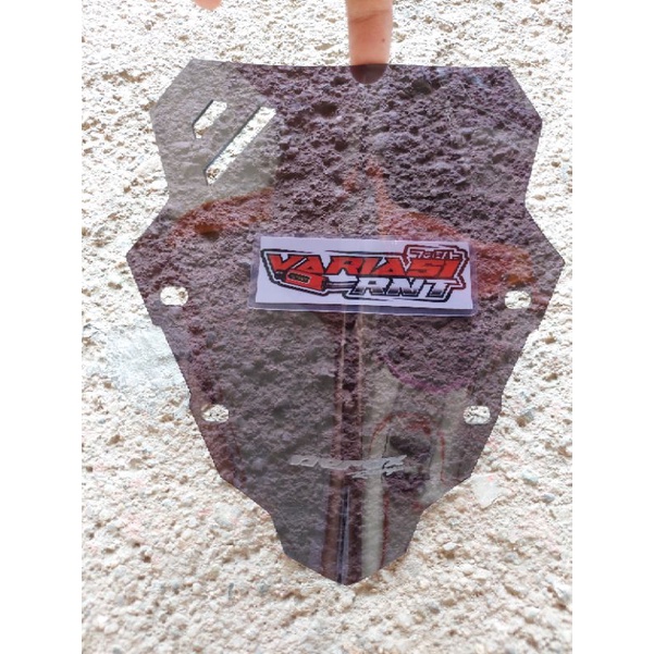 Visor Aerox Hitam Transparan.