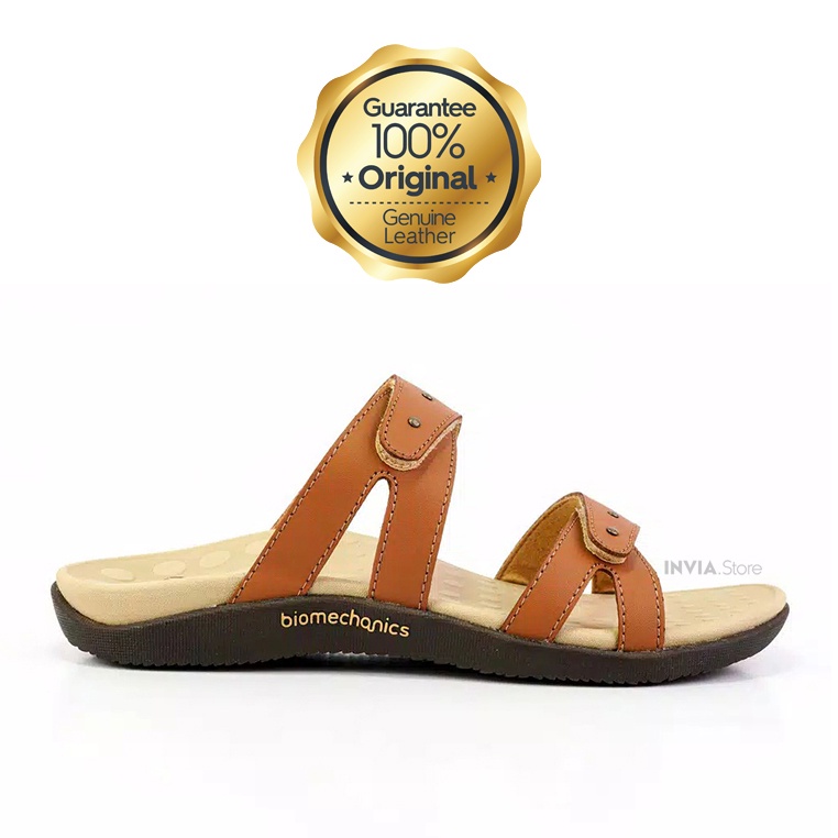 Sandal SCHOLL Biomechanics | Leather Taupe LB4 | Sepatu Sandal 100% SCHOLL Original | Kulit Asli