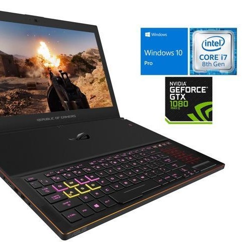 [Laptop / Notebook] Laptop Game Rog Zephyrus I7 8750H Ram 24Gb 1Tb Layar 144Hz 1080 8Gb Laptop Bekas
