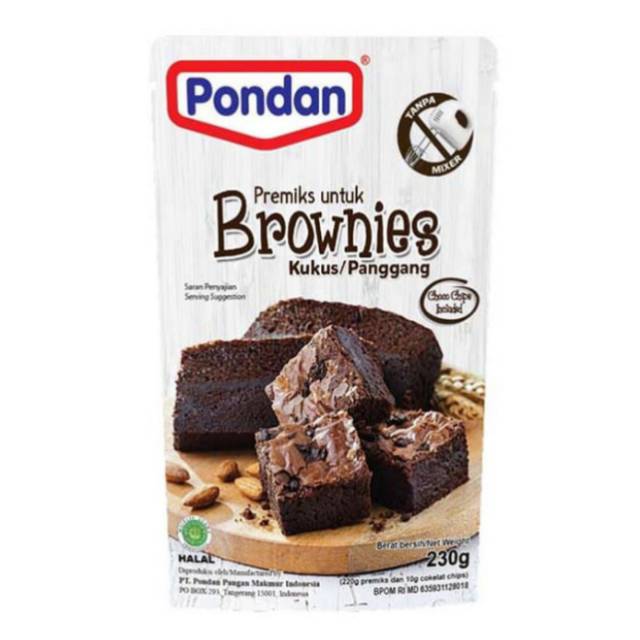 

PONDAN BROWNIES KUKUS / PANGGANG 230gr