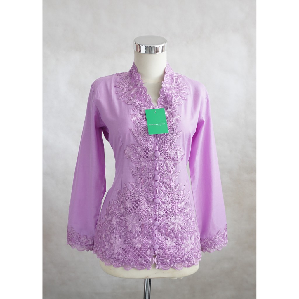 Kebaya Encim Katun Ungu 677 Lilac